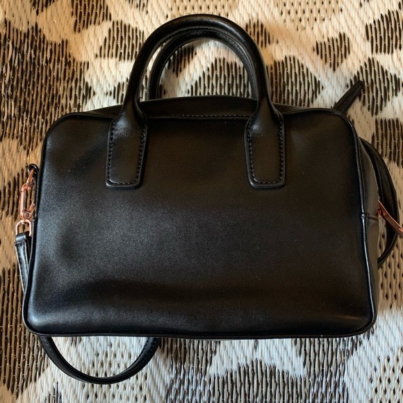 Matt & Nat Black Satchel with Structured Design and Top Handle - Picture 6 of 13